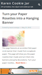 Mobile Screenshot of karencookiejar.com