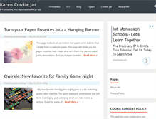 Tablet Screenshot of karencookiejar.com